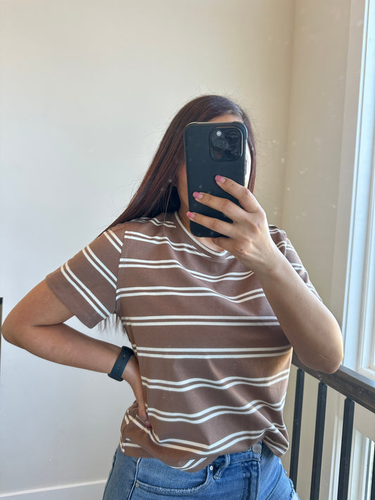 The Easy Days Stripe Tee