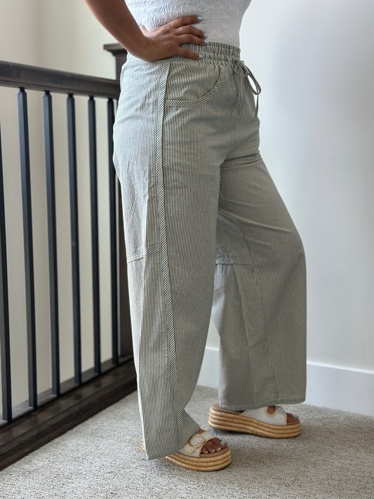 Sage Street Barrel Pants 🌿