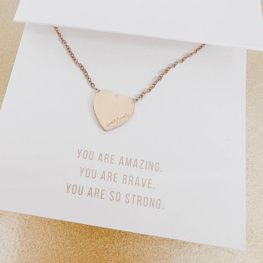 "Warrior" Gold Necklace - Waterproof