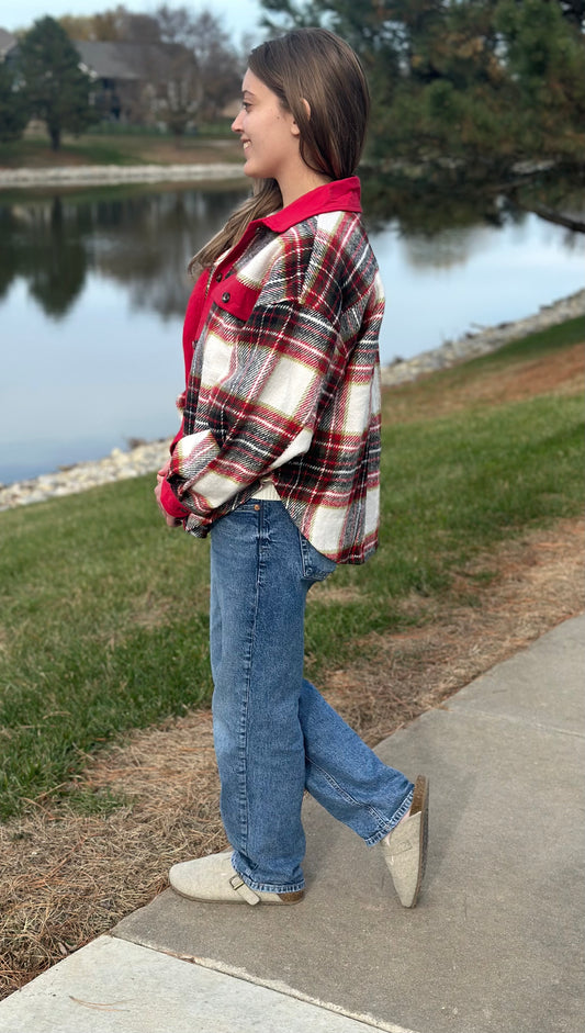 Fireside Plaid Shacket