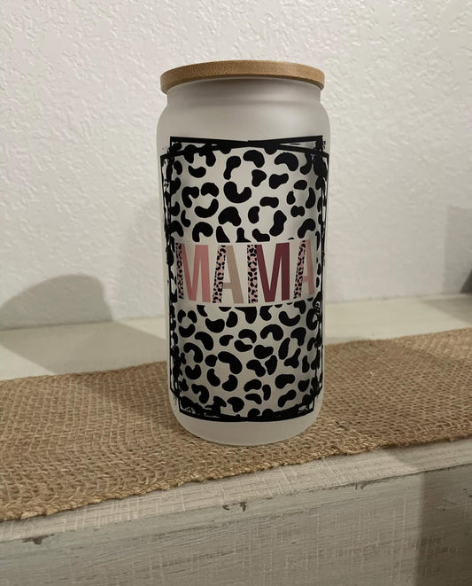 Frosted Glass Can (16oz)