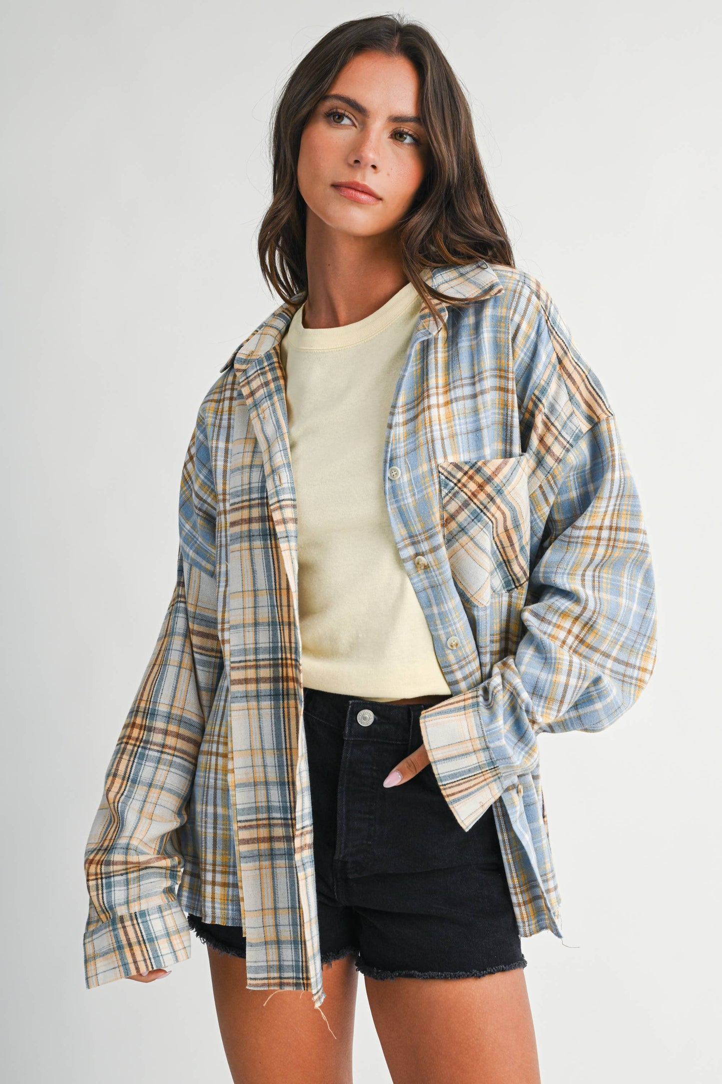 The Kambrie Plaid Flannel Shirt