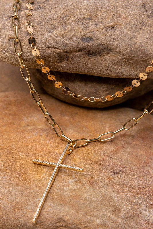 Faith Layered Necklace