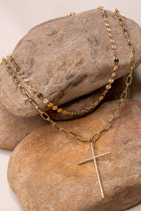 Faith Layered Necklace