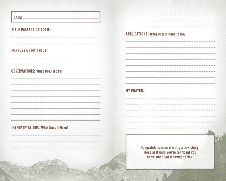 My Bible Study Tracker