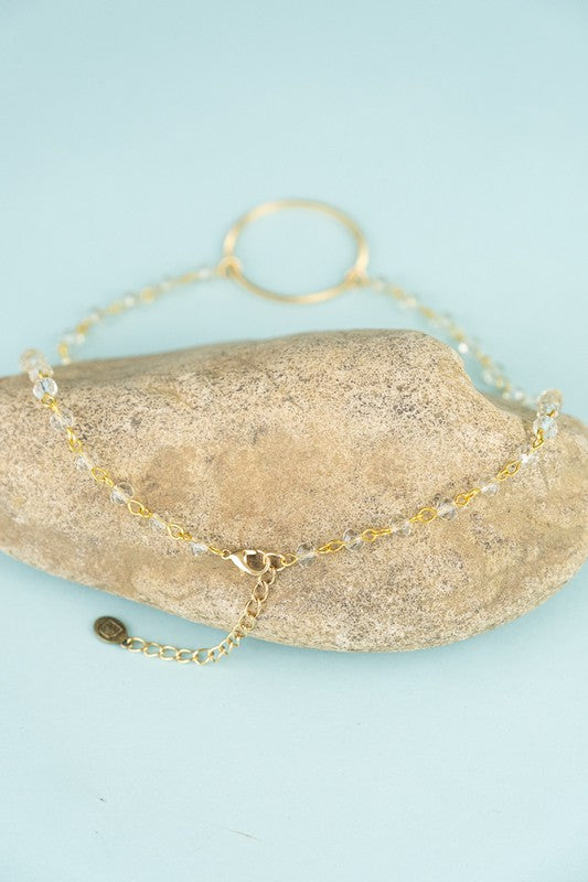 Halo Crystal Necklace