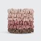 Terracotta Satin Scrunchie Set