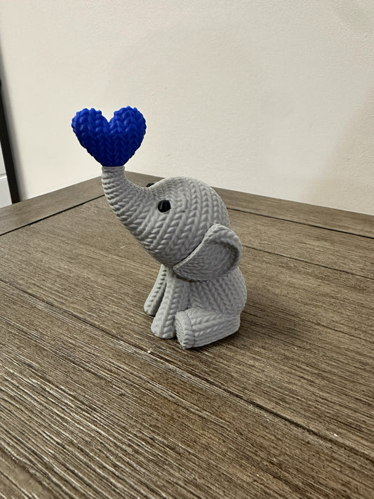 Knitted Elephant Friend 🐘