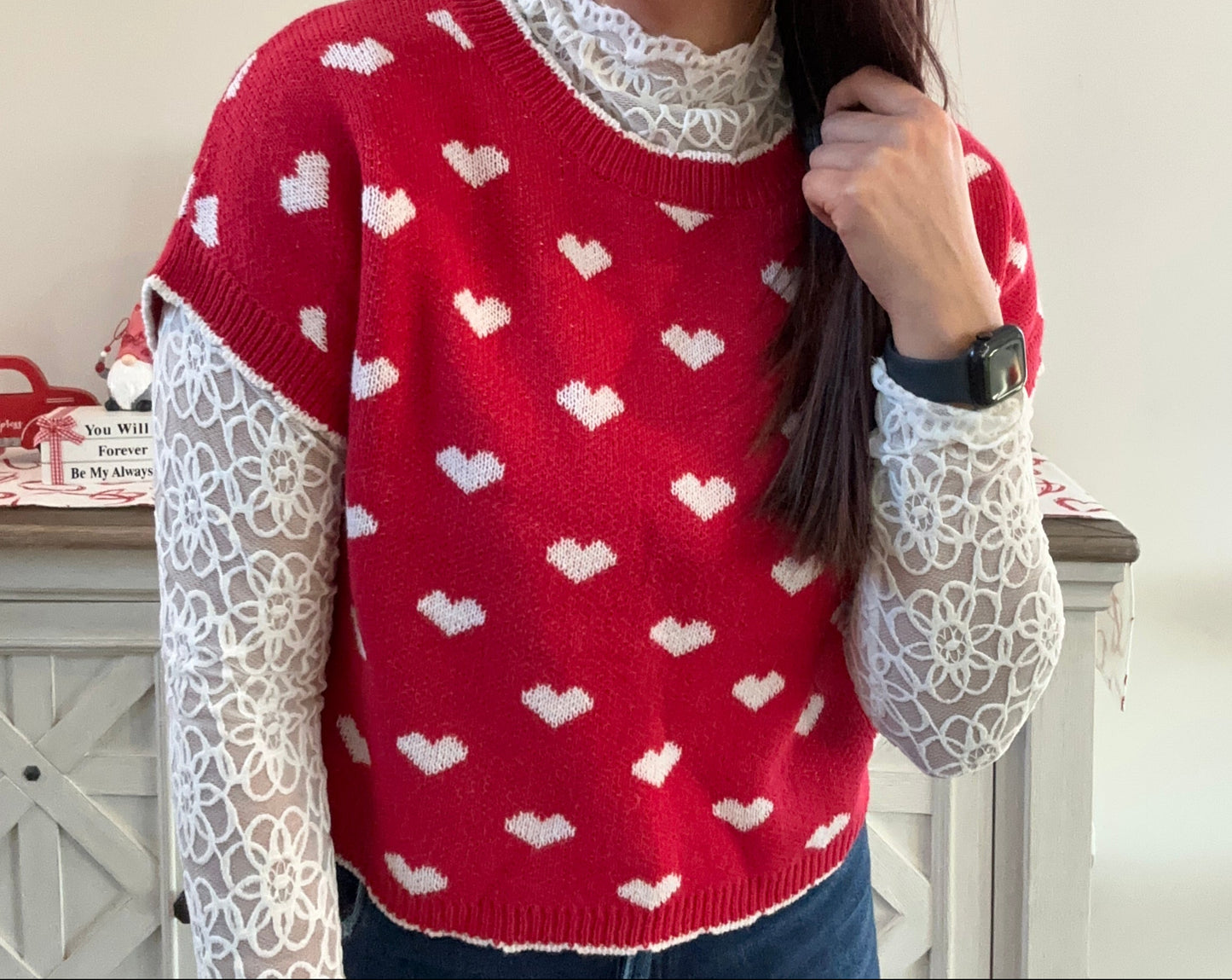 Love You More Sweater Top