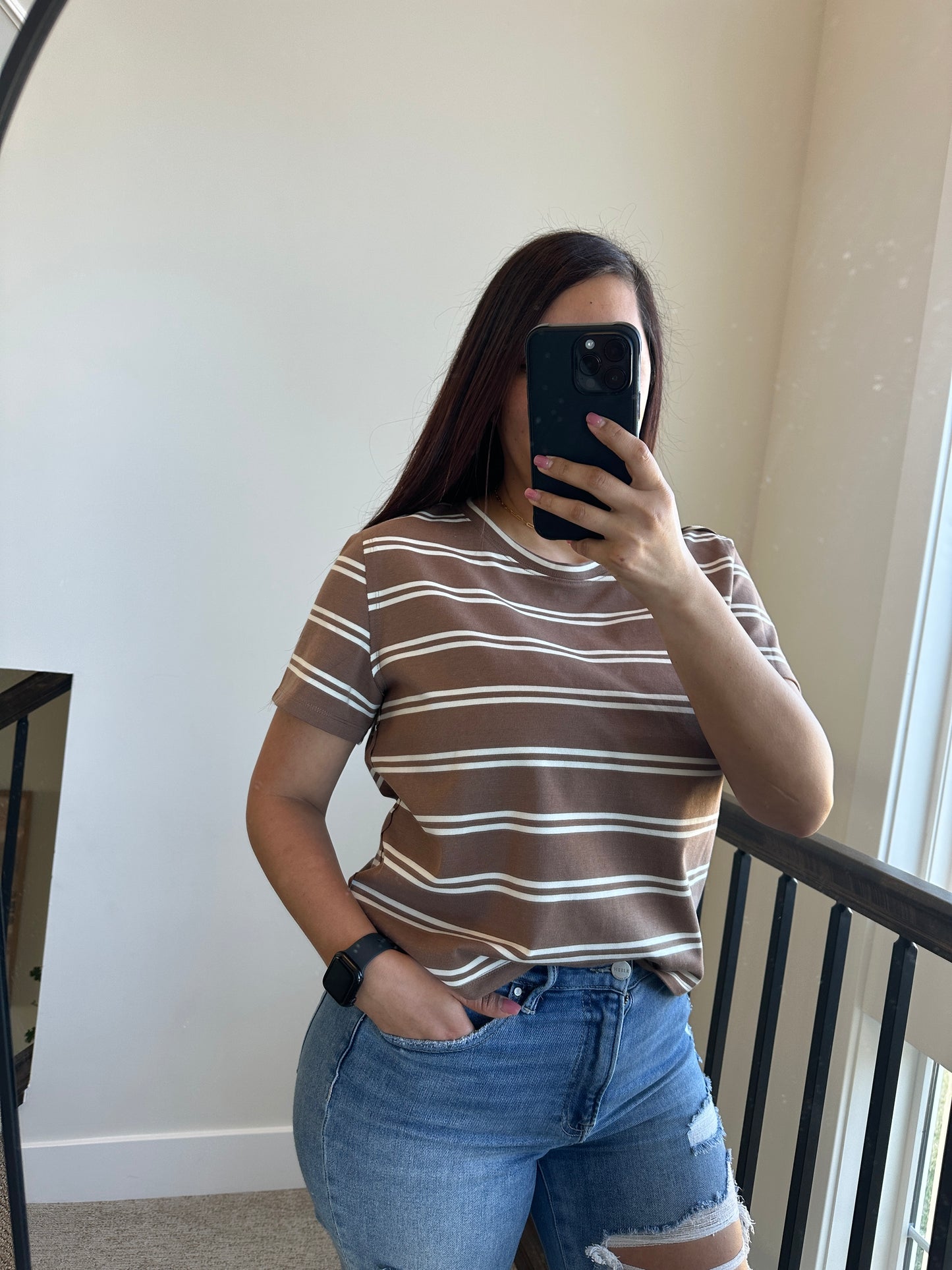 The Easy Days Stripe Tee