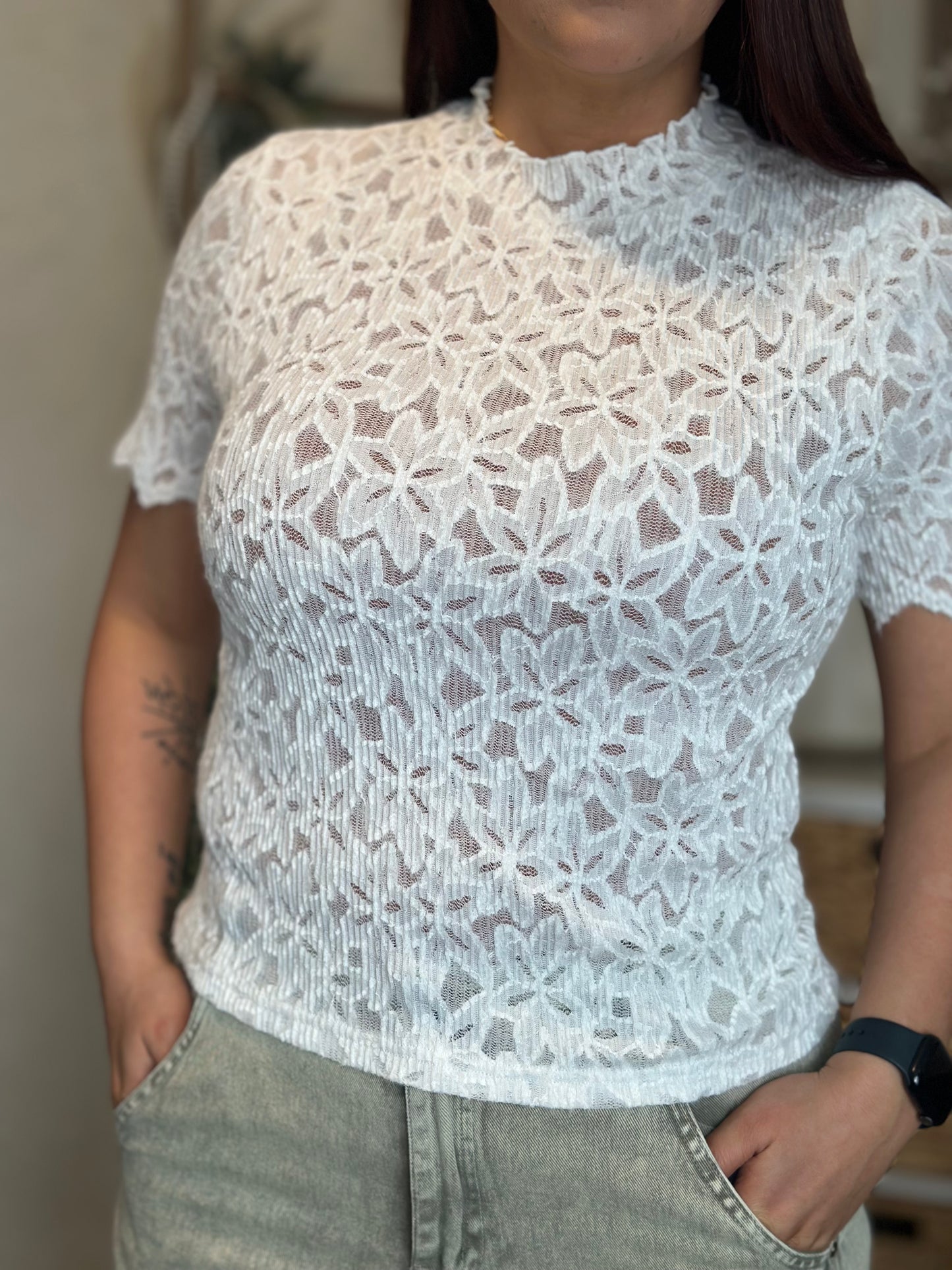 The Heirloom Lace Layering Top