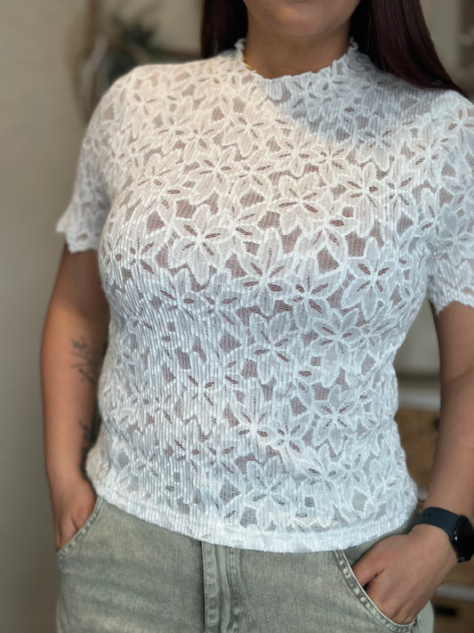The Heirloom Lace Layering Top