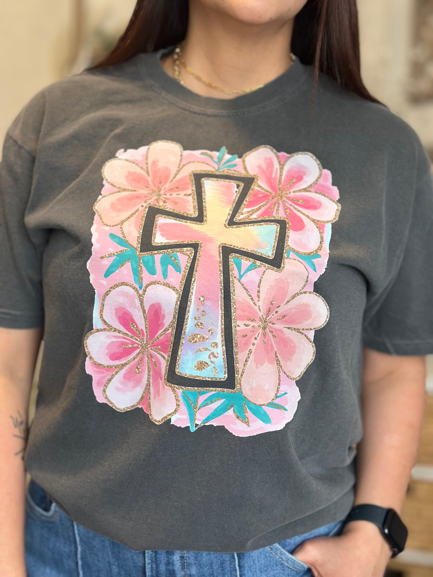The Blooming Faith Graphic Tee