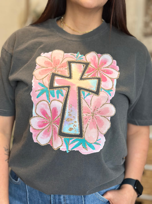 The Blooming Faith Graphic Tee
