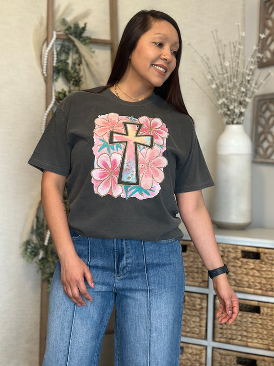 The Blooming Faith Graphic Tee