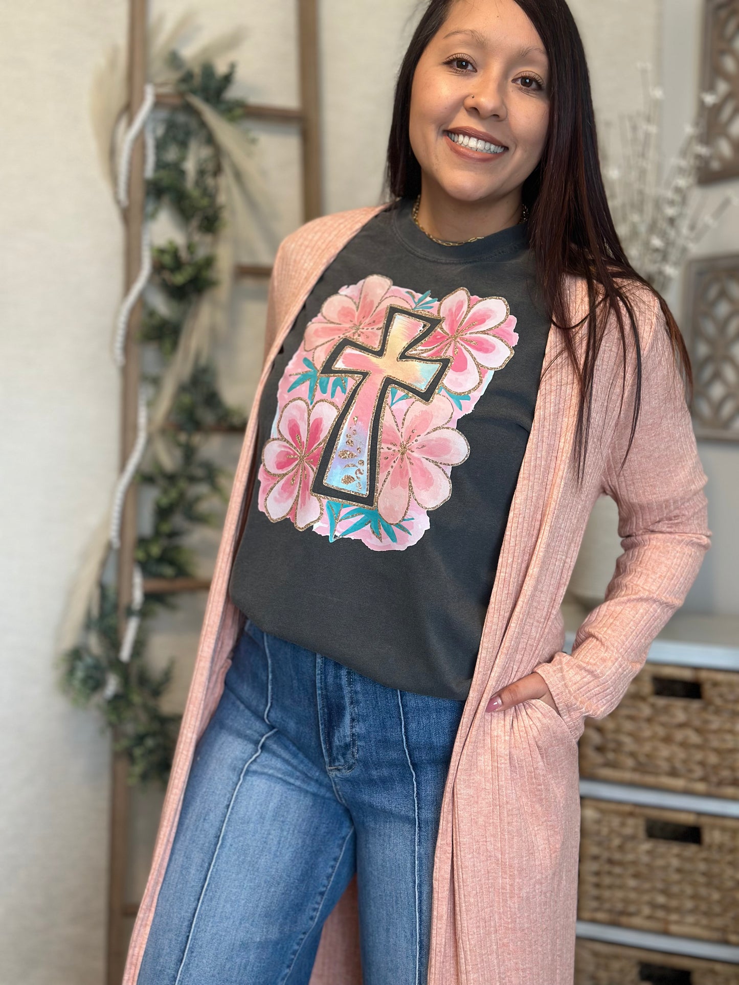 The Blooming Faith Graphic Tee