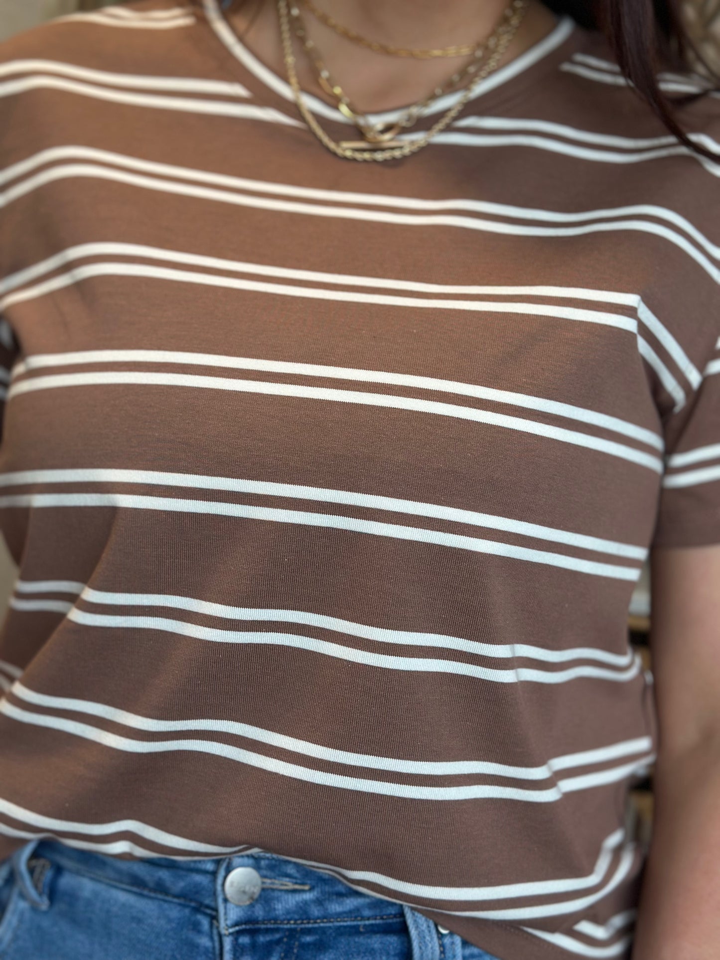 The Easy Days Stripe Tee