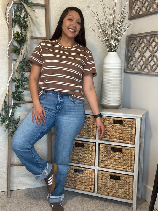 The Easy Days Stripe Tee