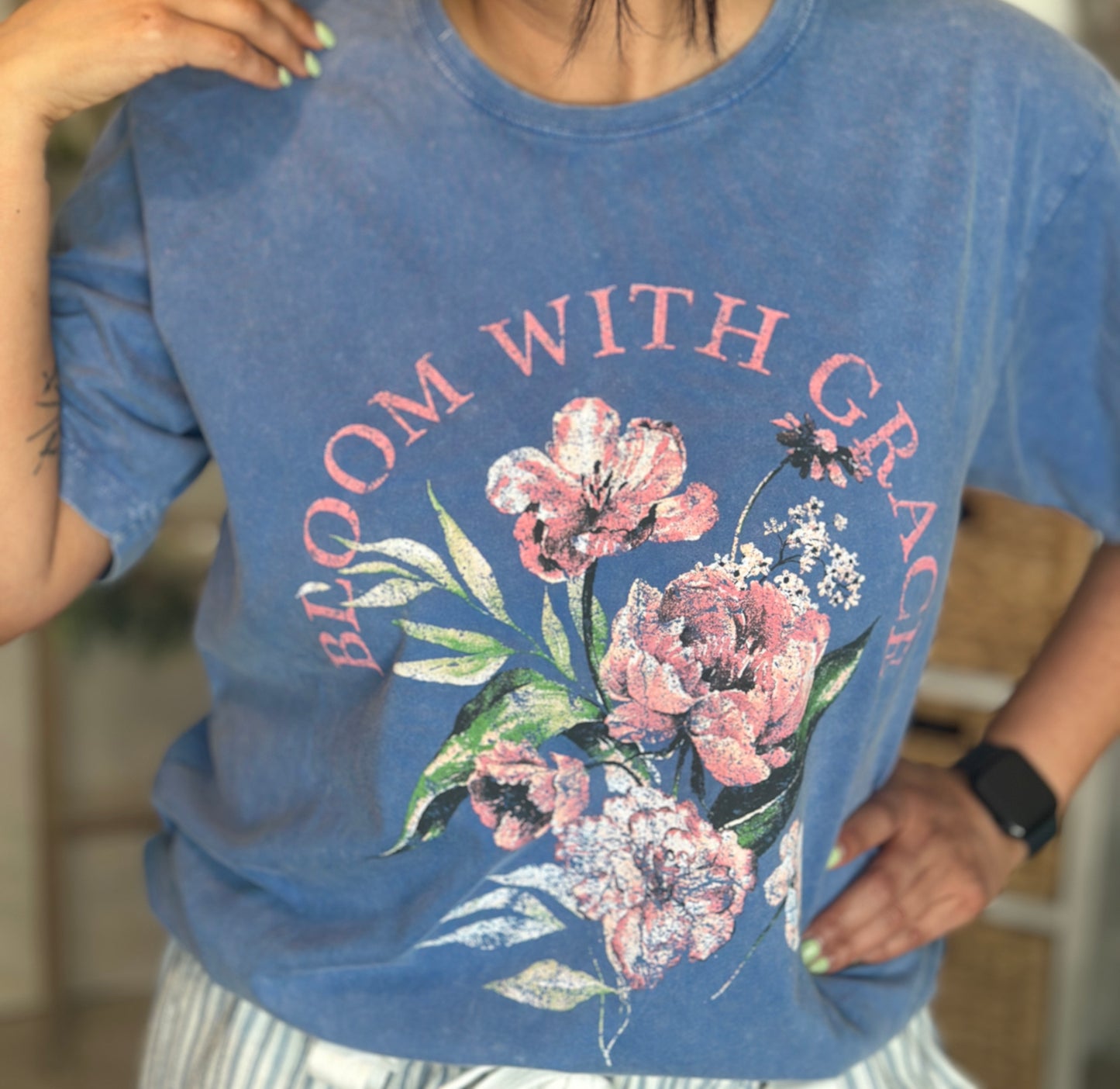 Bloom With Grace Tee