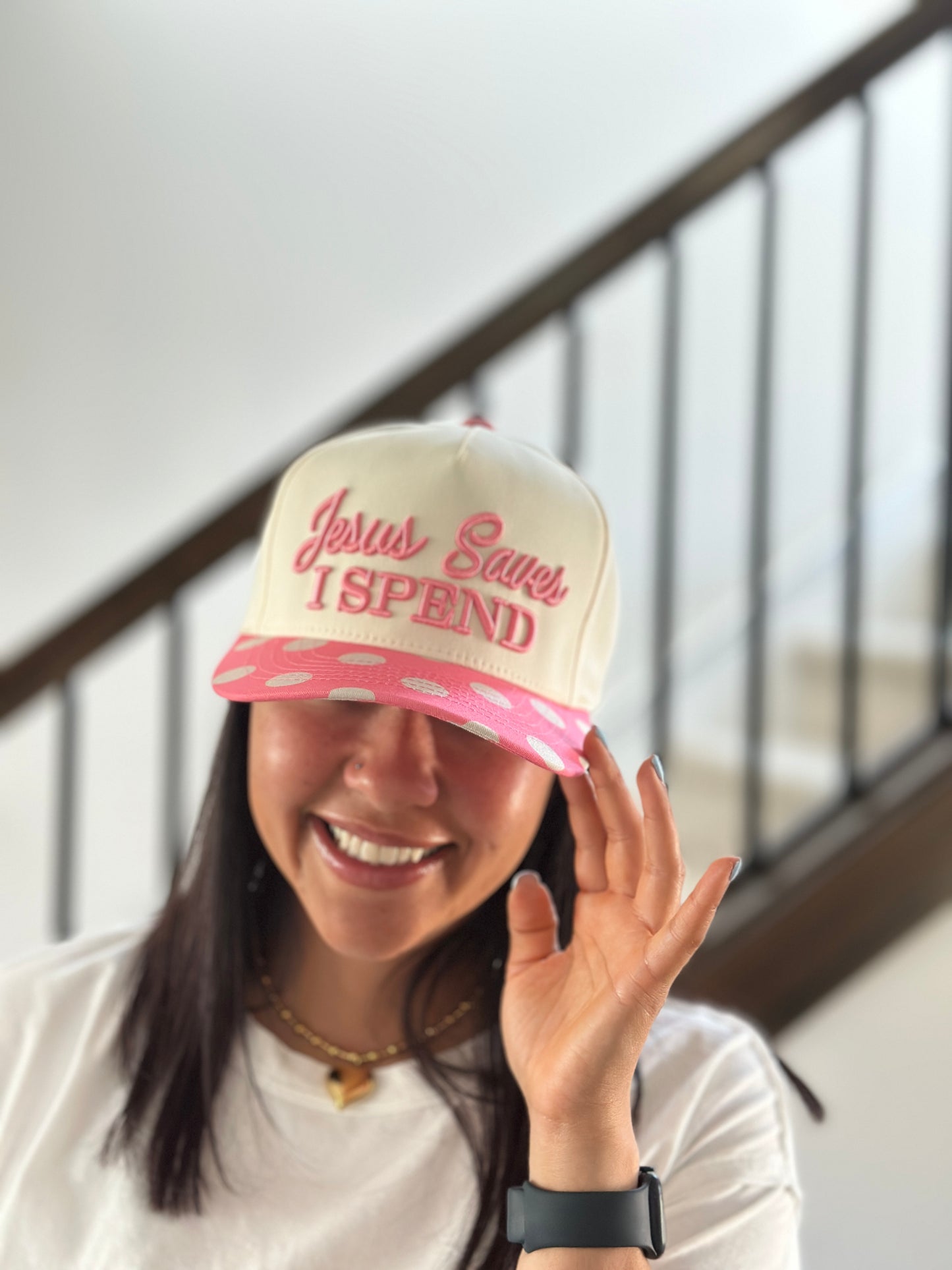 Jesus Saves I Spend Hat ✝️💗✨