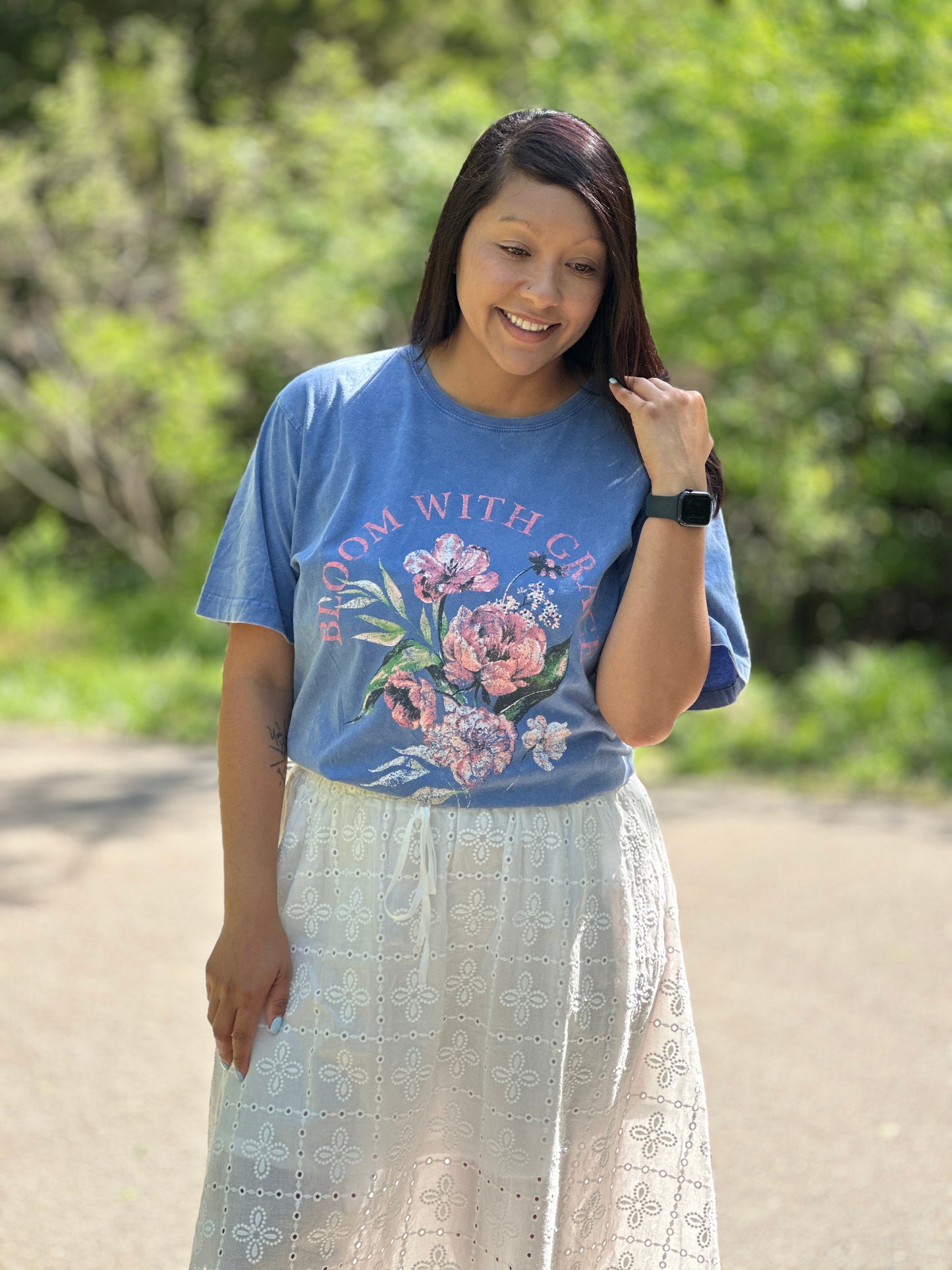 Bloom With Grace Tee