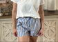 Seaside Stripe Shorts 🌊💛