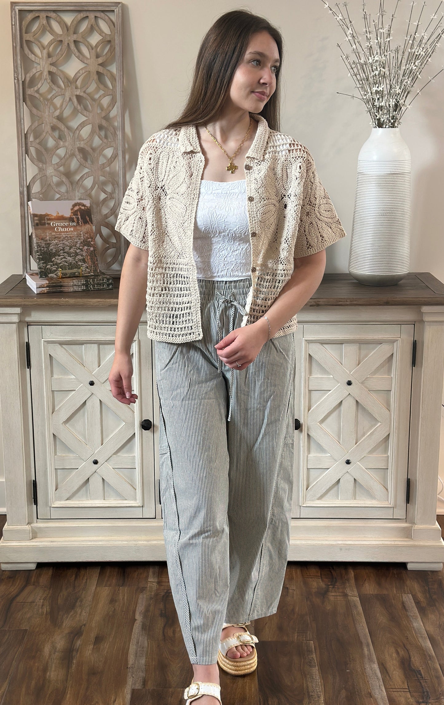 Sage Street Barrel Pants 🌿