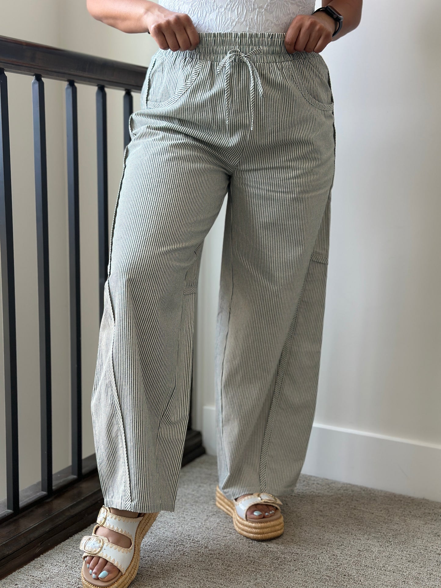 Sage Street Barrel Pants 🌿