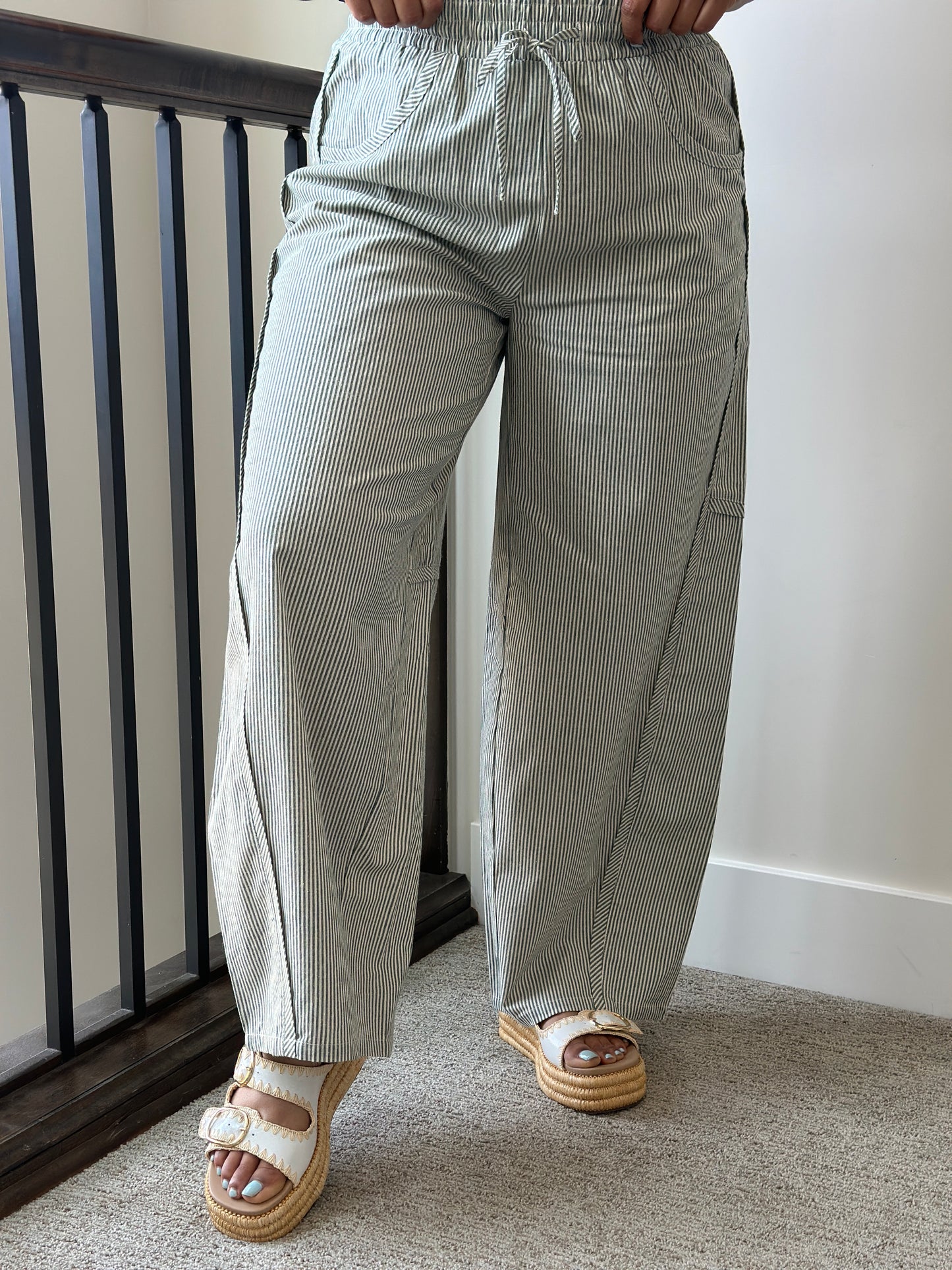 Sage Street Barrel Pants 🌿