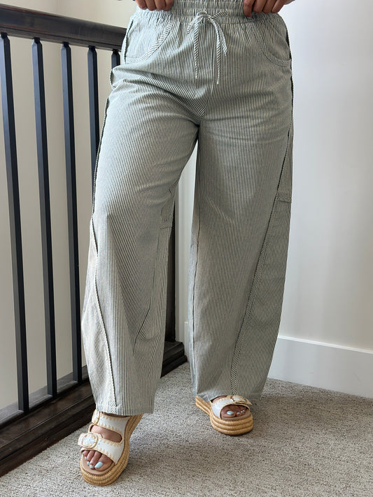Sage Street Barrel Pants 🌿