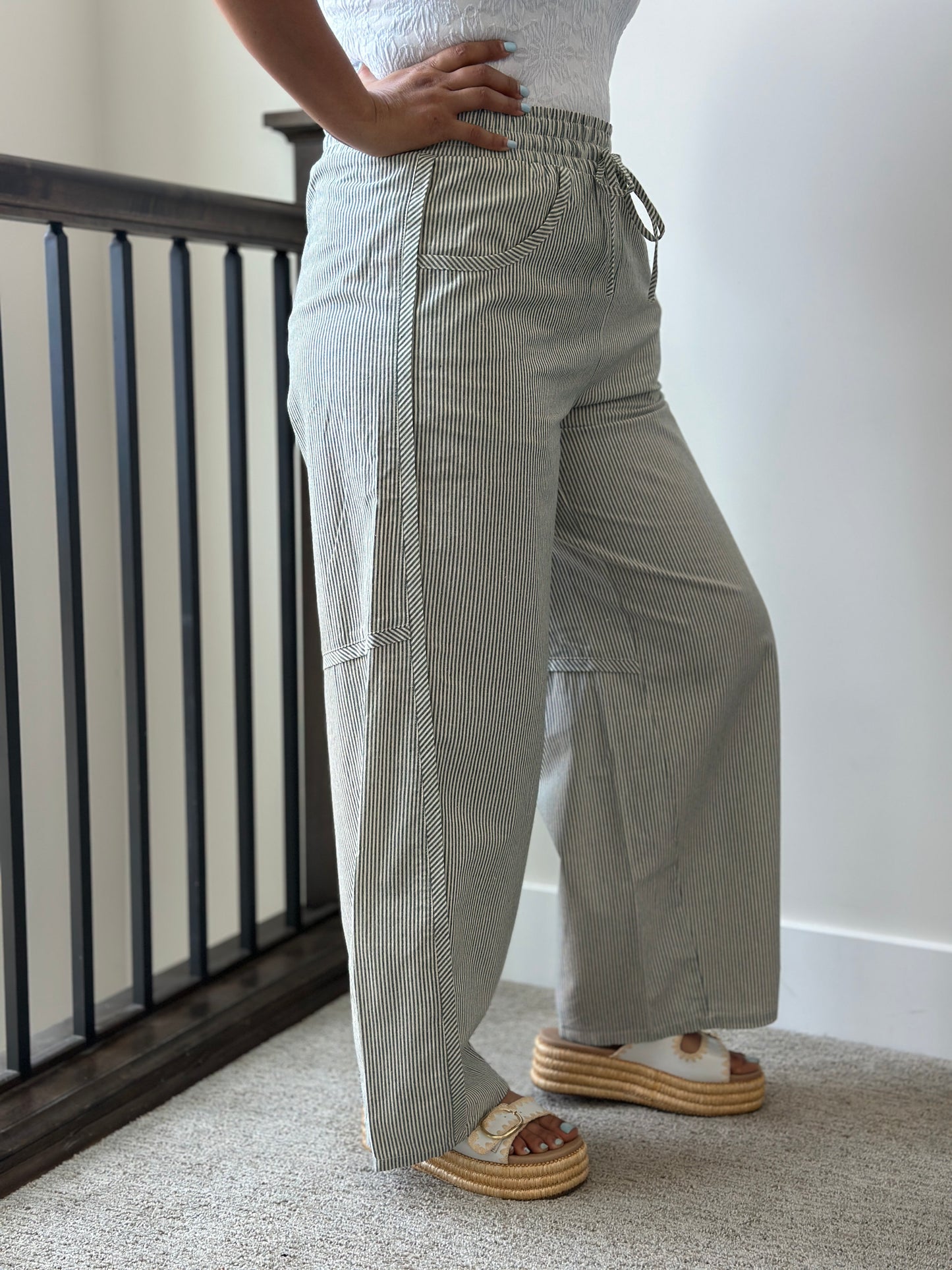 Sage Street Barrel Pants 🌿