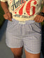 Freedom Blue Gingham Boxer Shorts