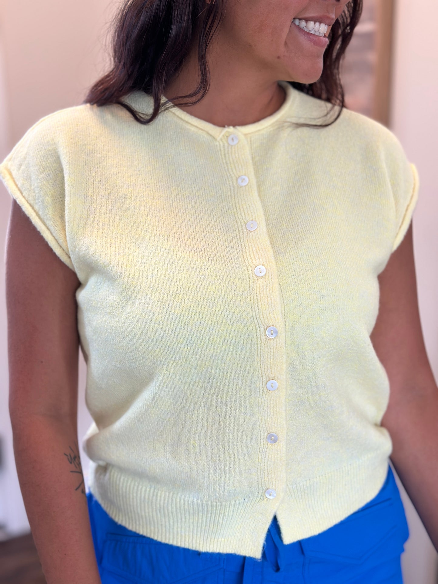 Buttercream Dreams Knit Vest