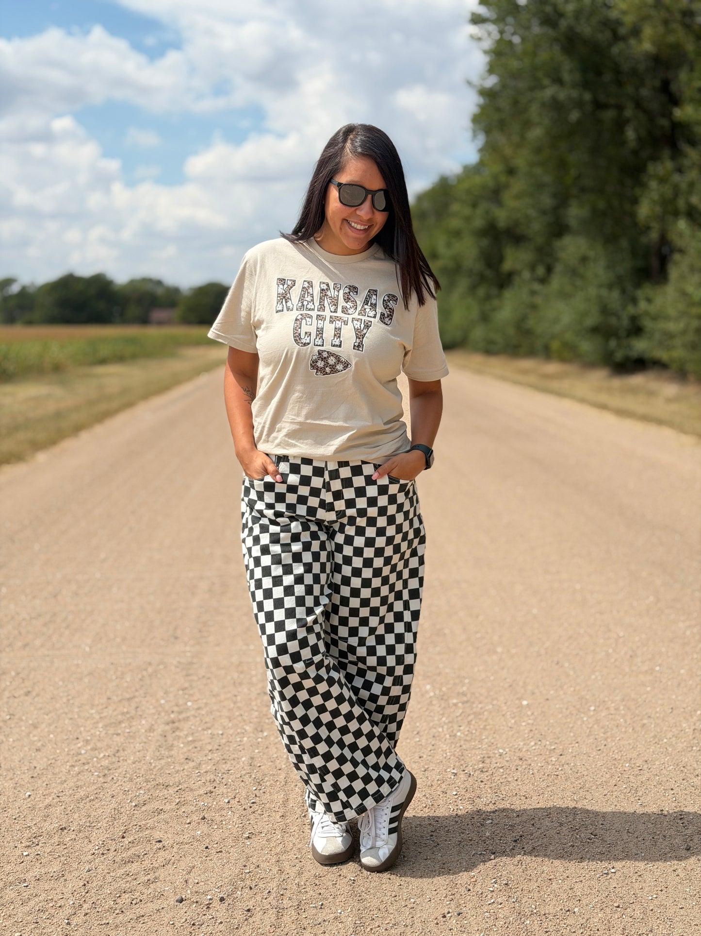 Daisy Leopard Kansas City Tee