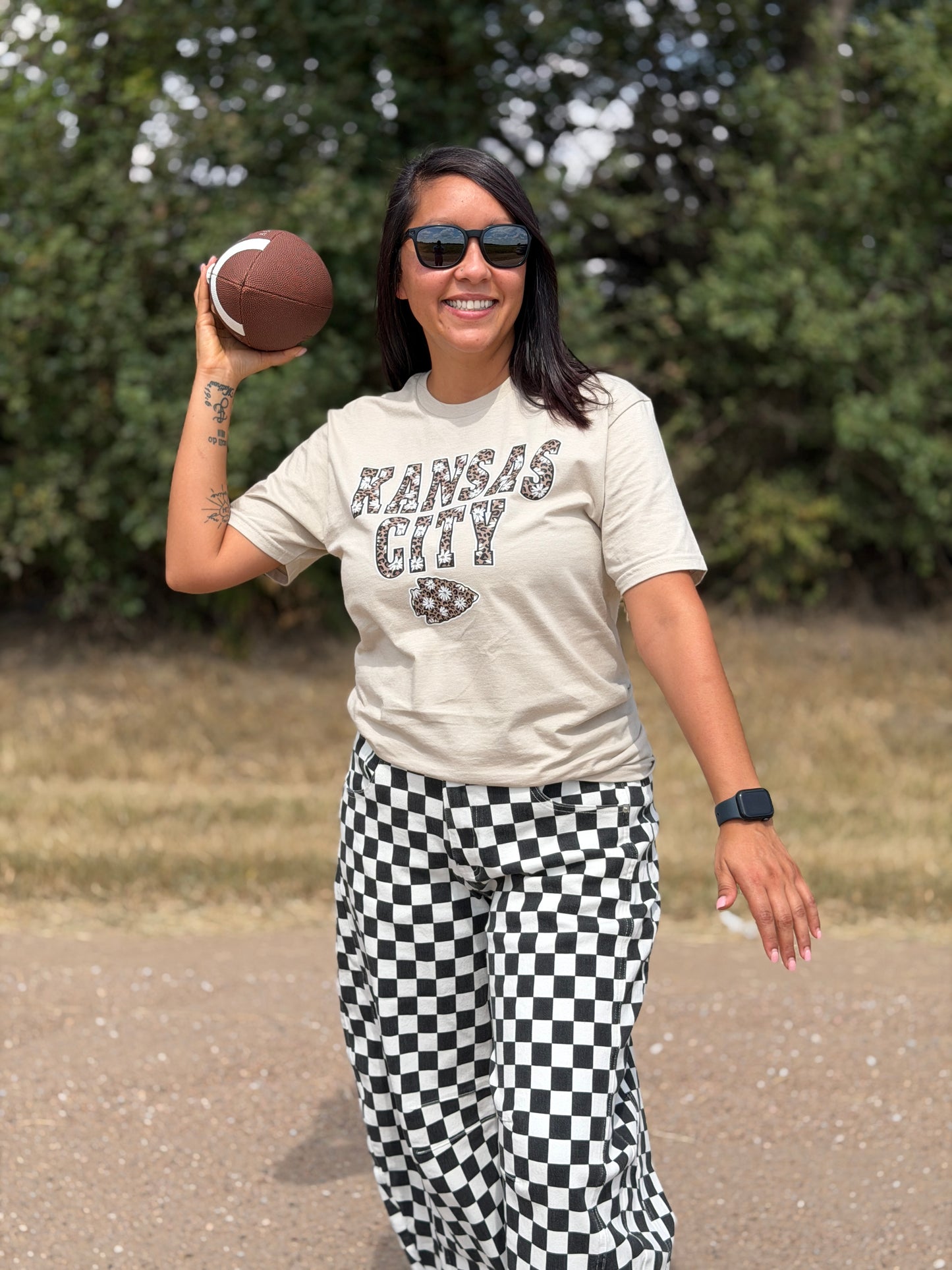 Daisy Leopard Kansas City Tee