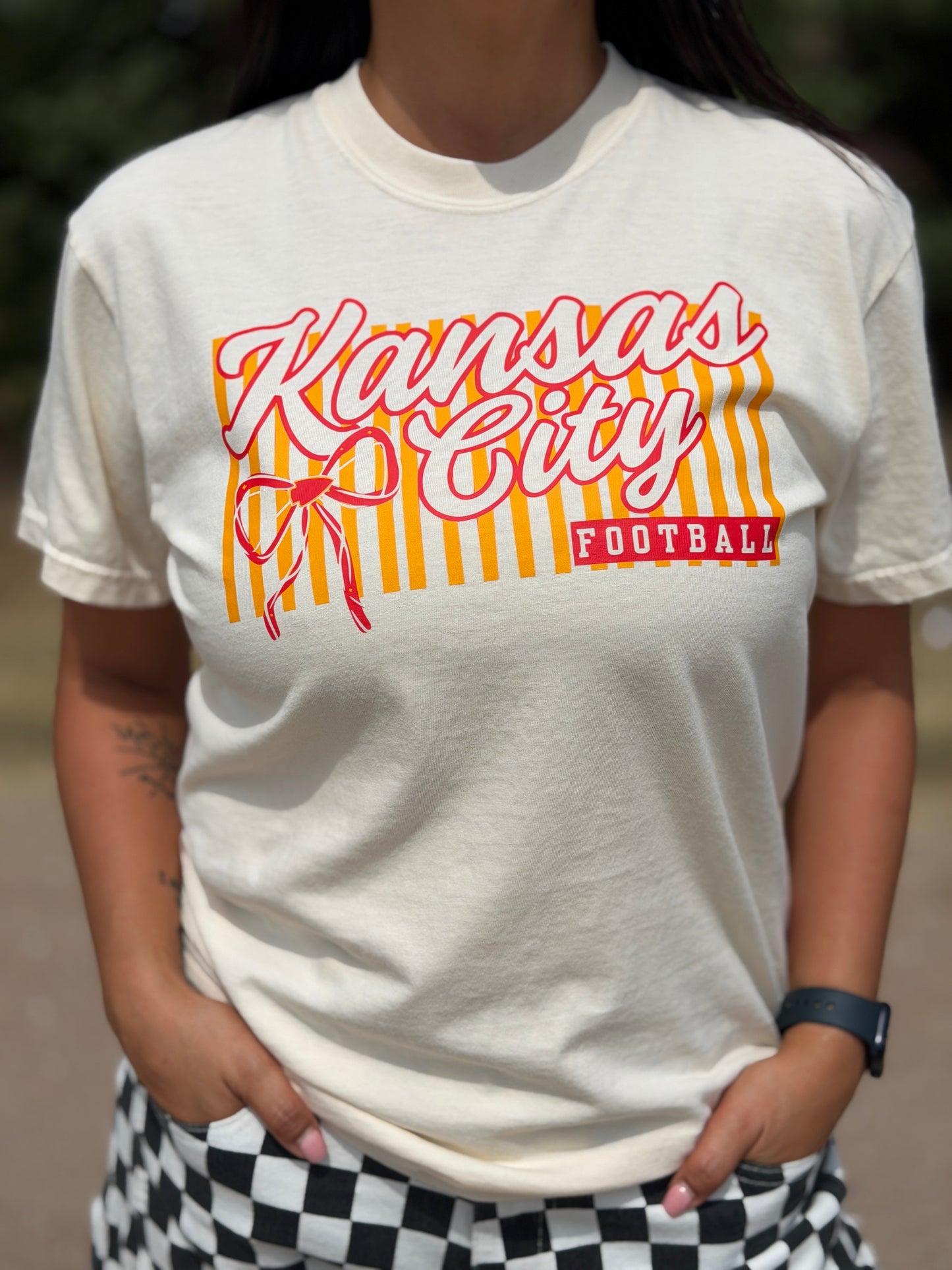 Kansas City Football Script Tee