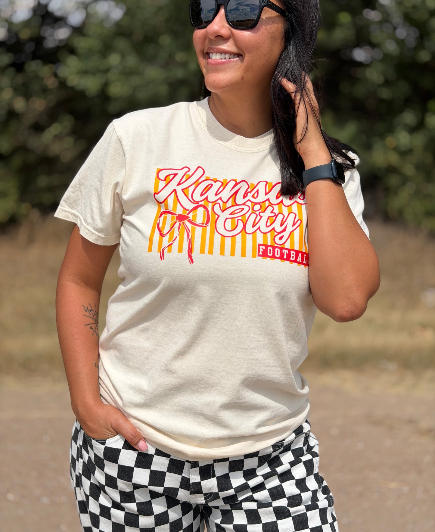 Kansas City Football Script Tee