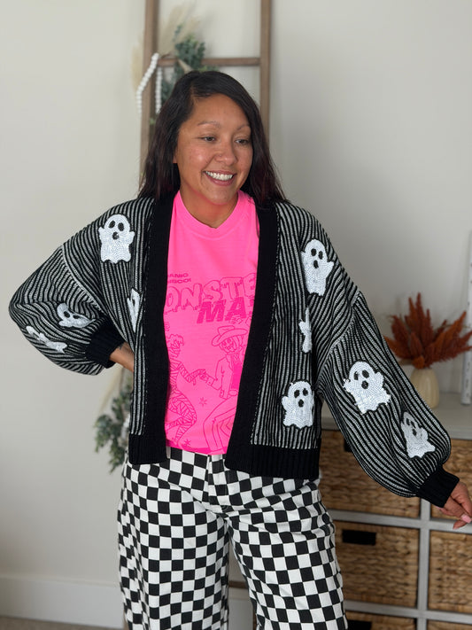 Ghosted but Cute Cardigan—RESTOCK
