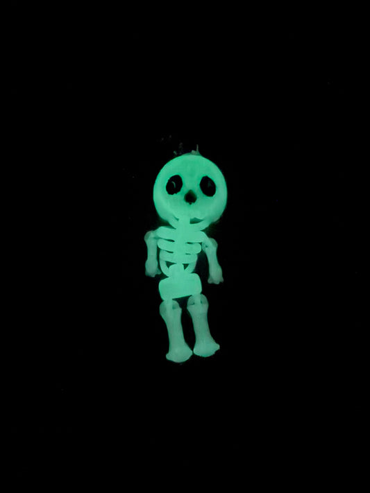 Glow Bone Skeleton Keychain