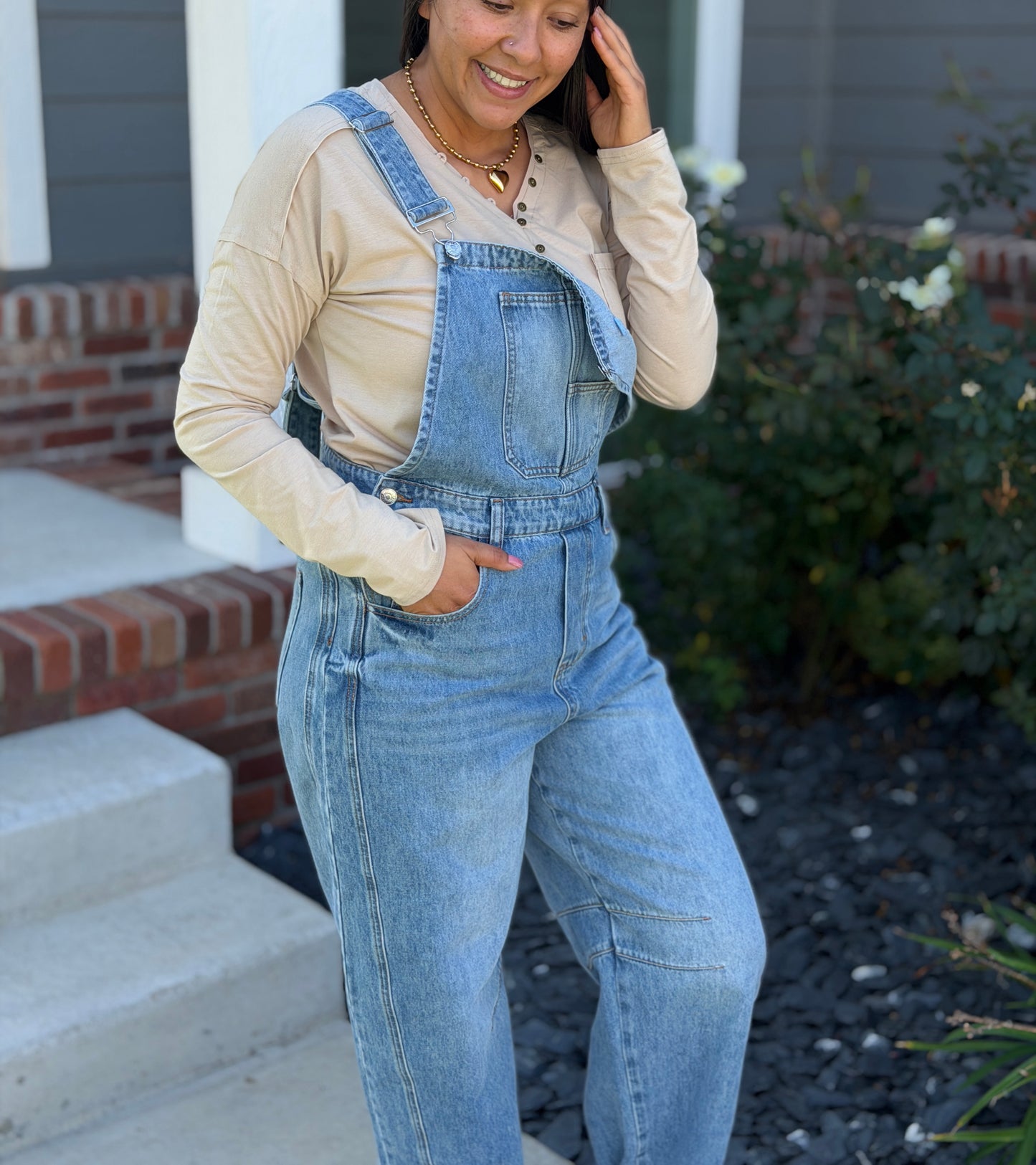 The Rowan Barrel Overalls