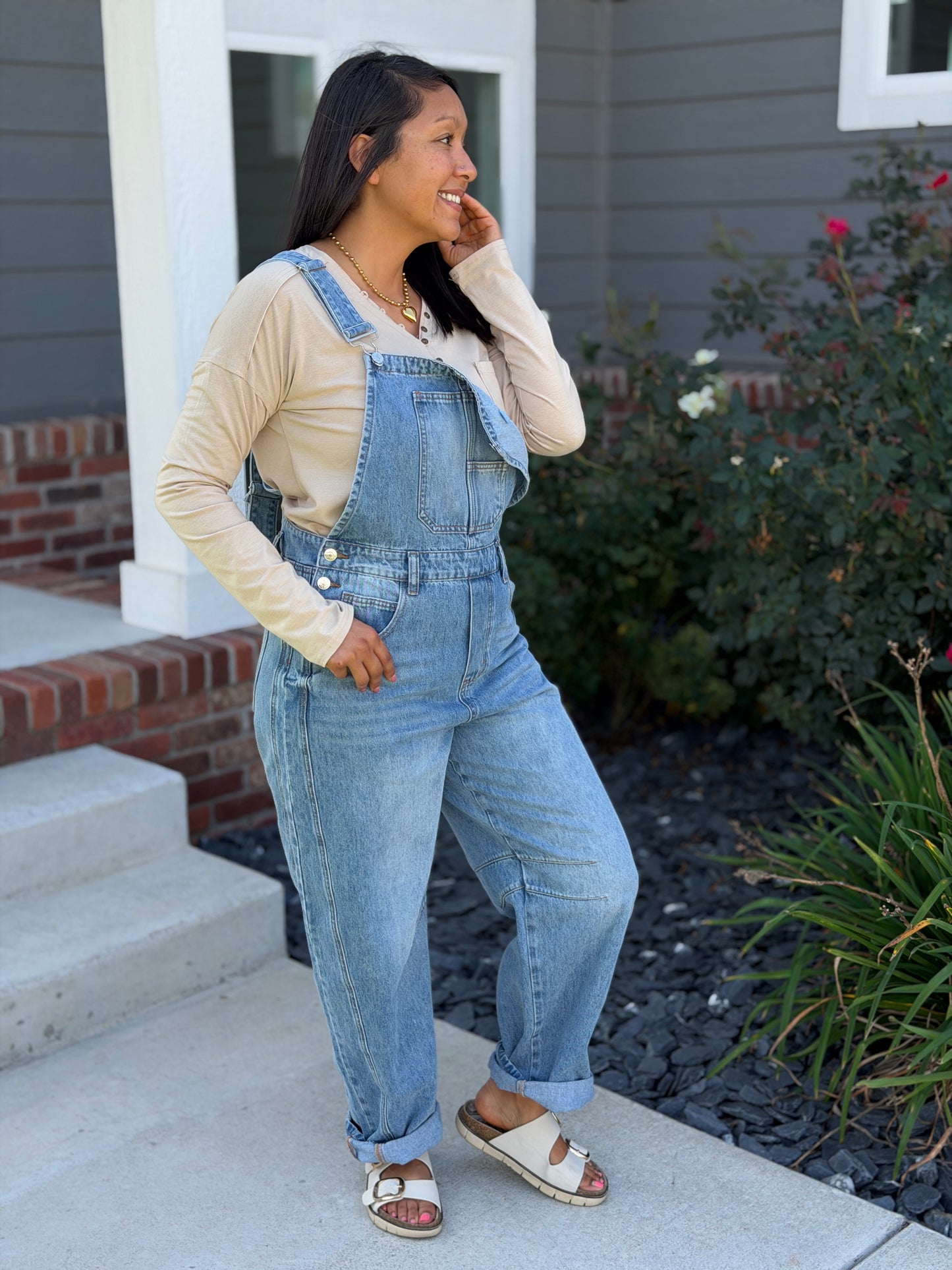 The Rowan Barrel Overalls