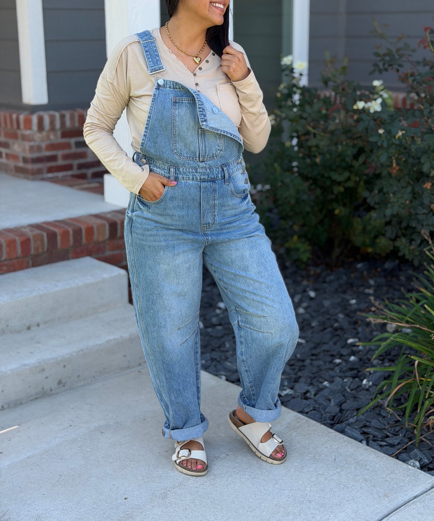 The Rowan Barrel Overalls