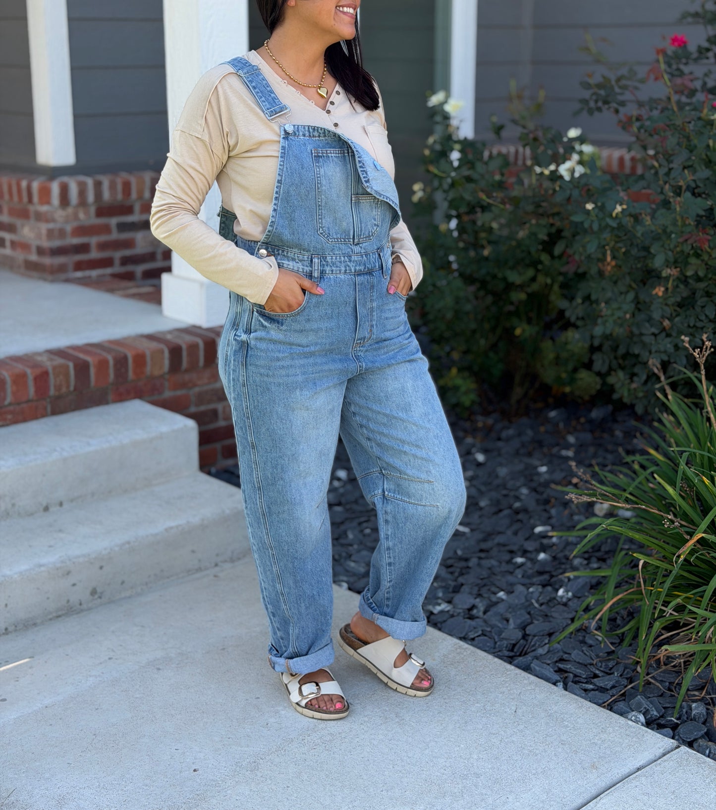 The Rowan Barrel Overalls