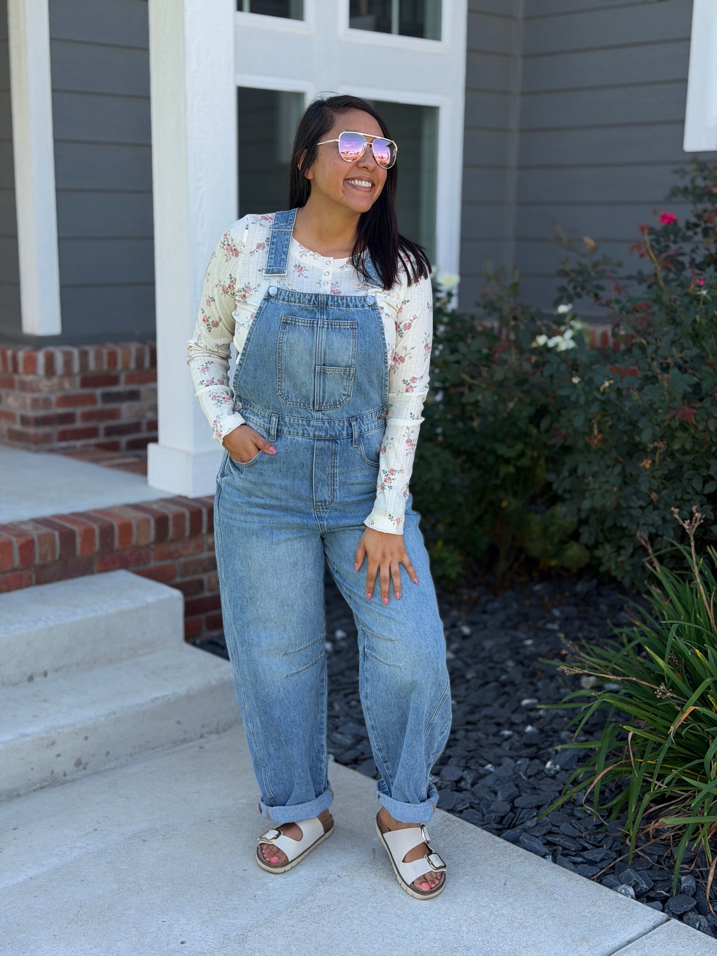 The Rowan Barrel Overalls
