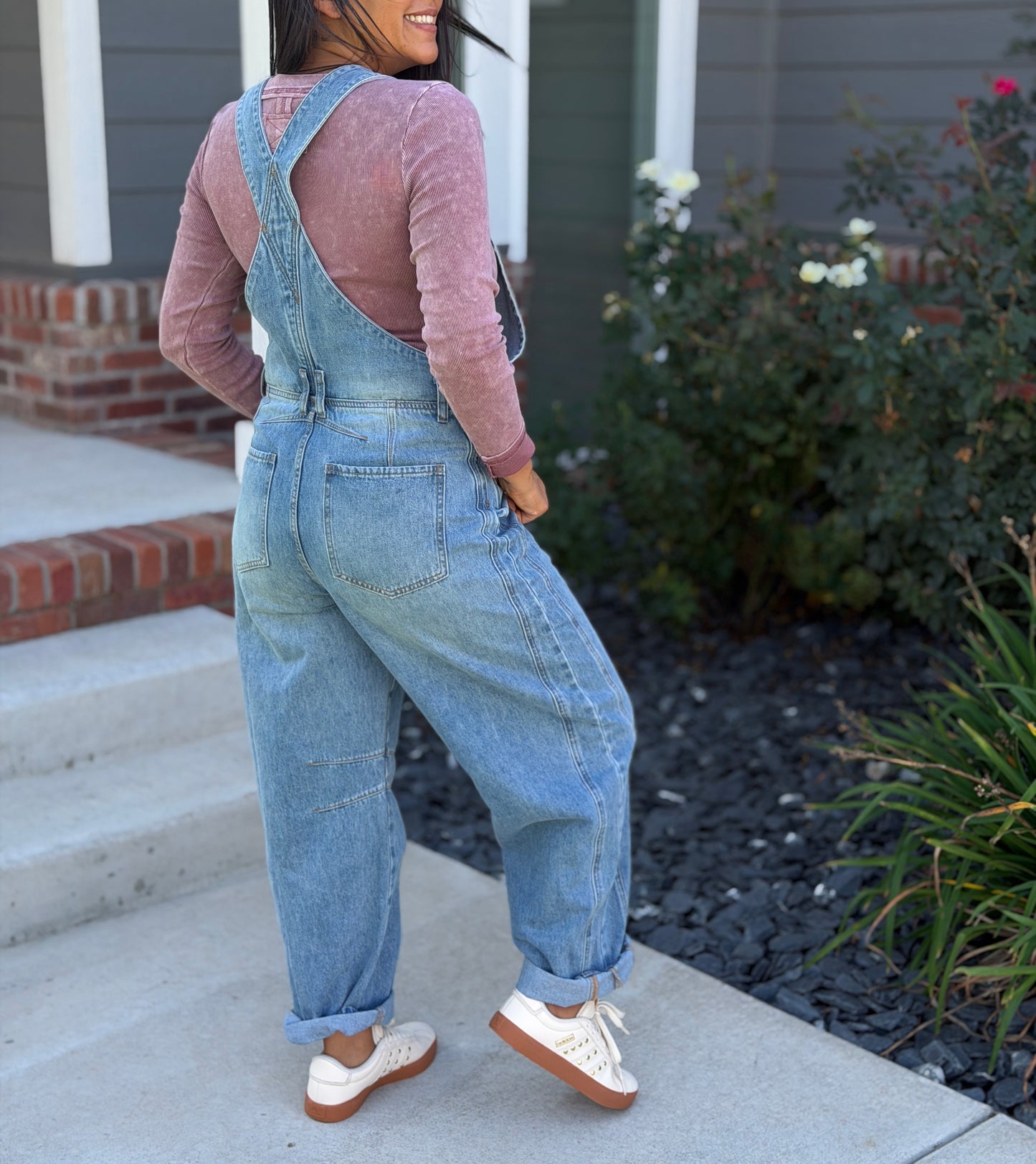 The Rowan Barrel Overalls