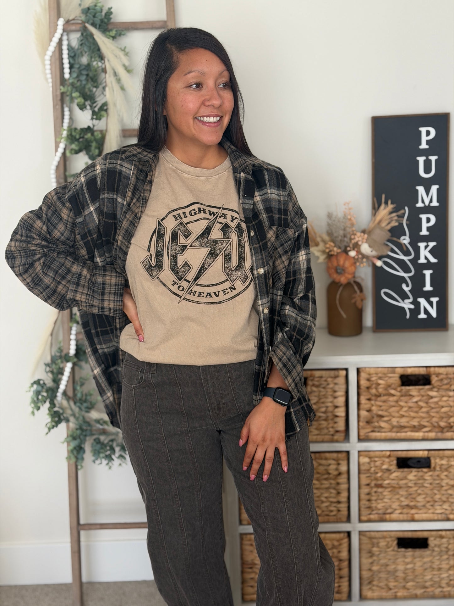 The Kambrie Plaid Flannel Shirt