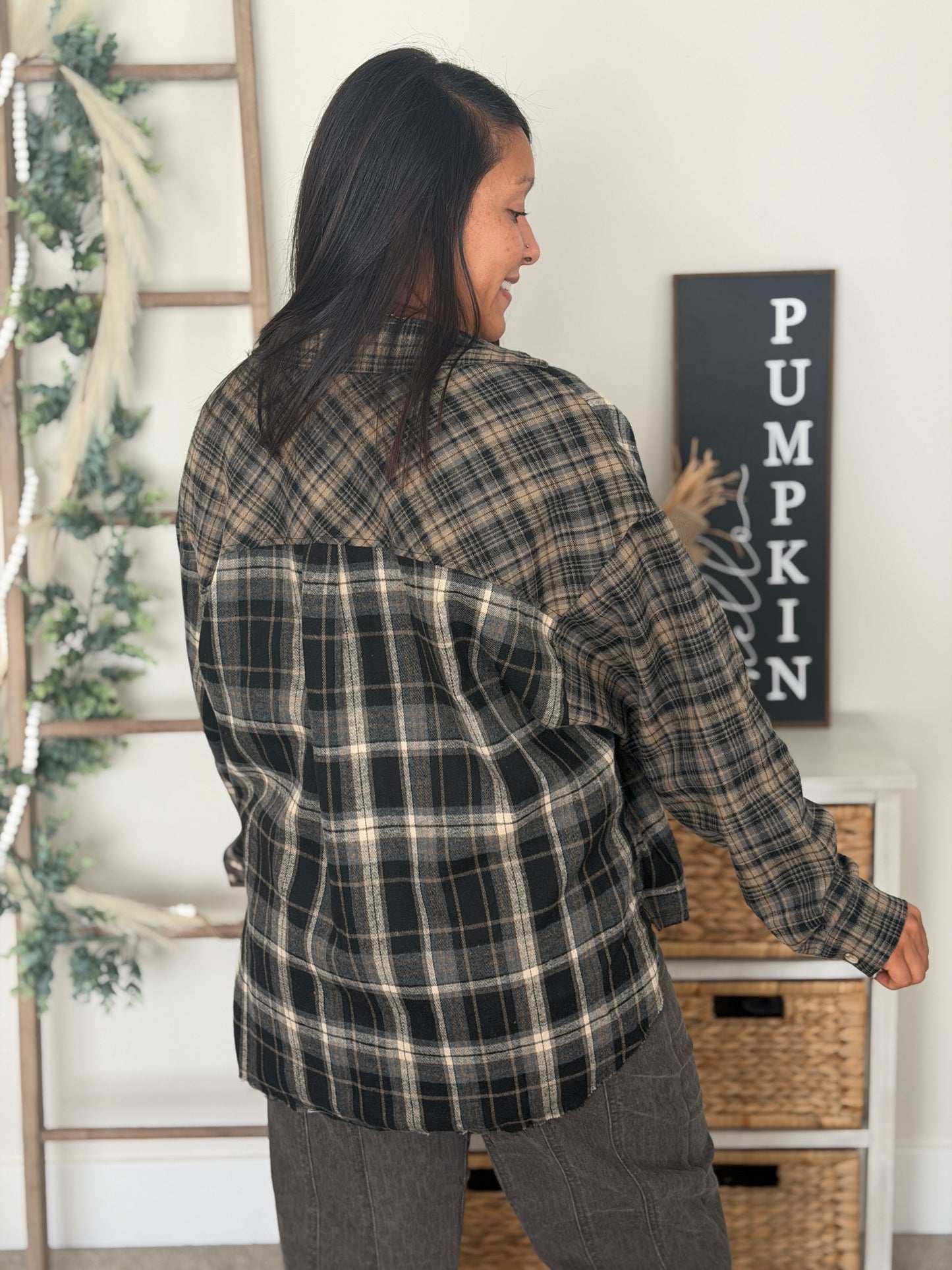The Kambrie Plaid Flannel Shirt