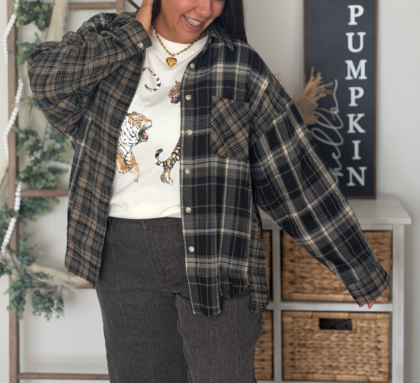 The Kambrie Plaid Flannel Shirt
