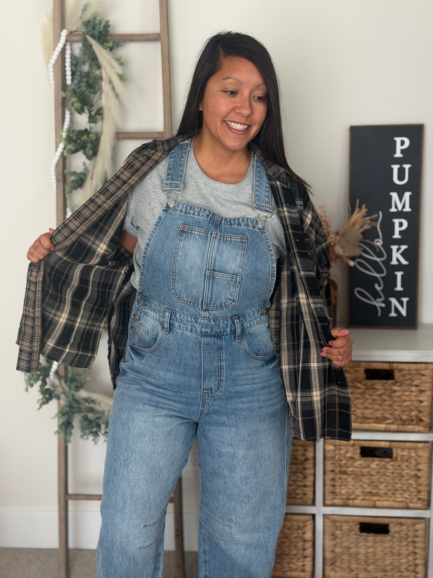 The Rowan Barrel Overalls