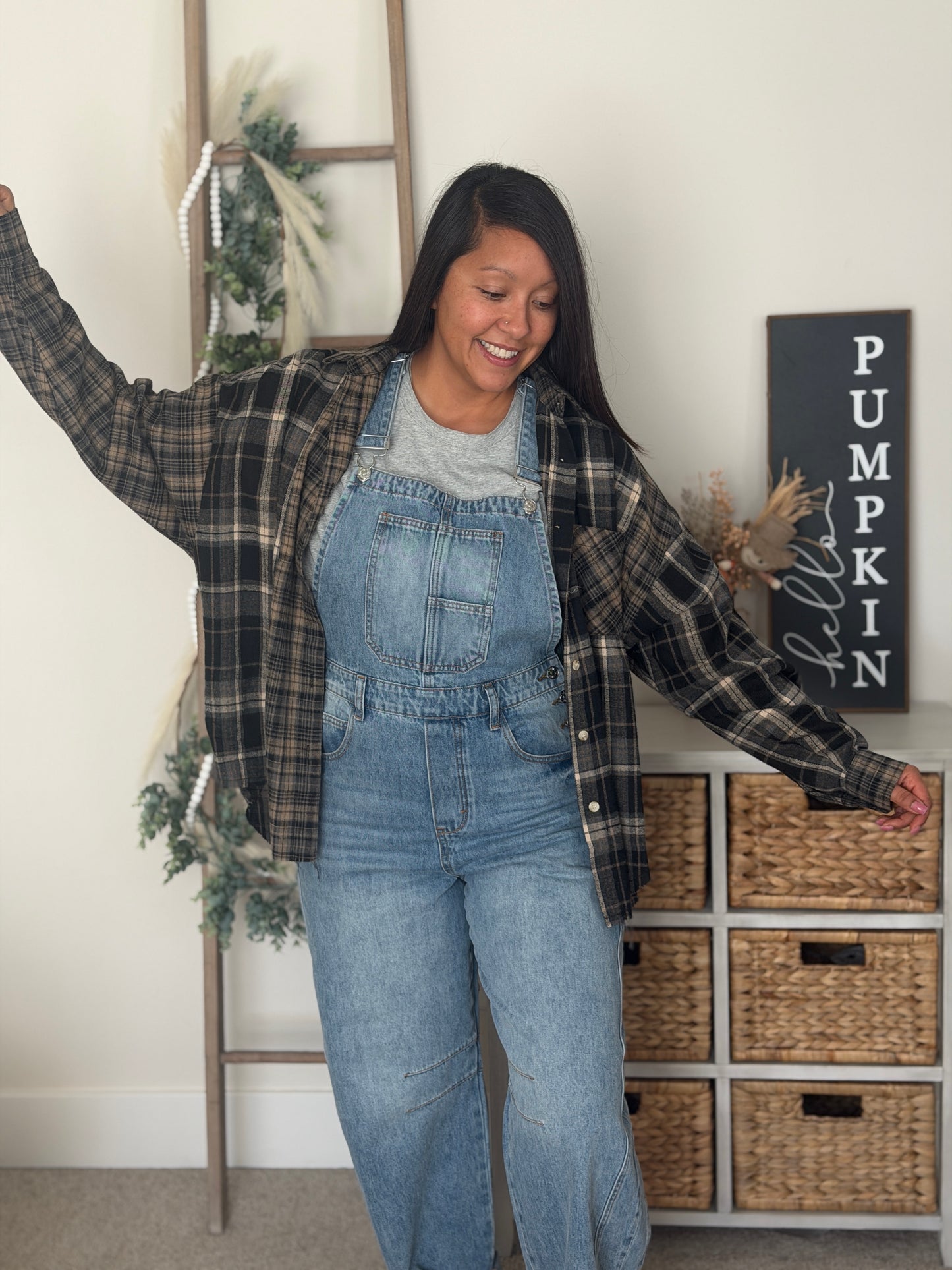 The Rowan Barrel Overalls